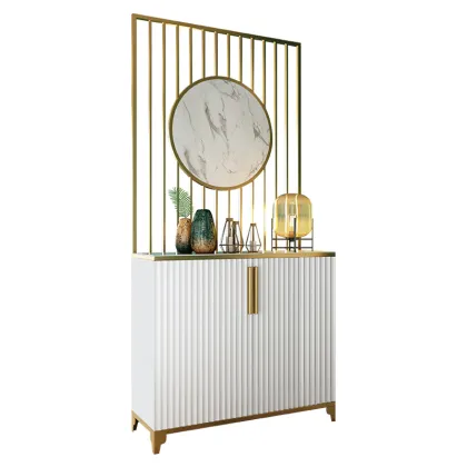 Modern Marble Cabinet for Entryway and Living Room Partition