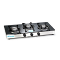 3 queimadores a gás GLP Cooktop