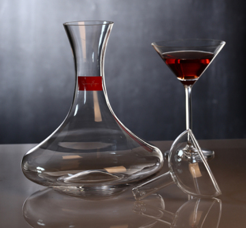 Quick decanter for red wine