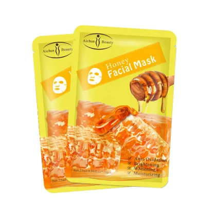 Organic Natural Honey & Aloe Vera Facial Mask for Whitening, Anti-Oxidation, Hydration & Moisturizing