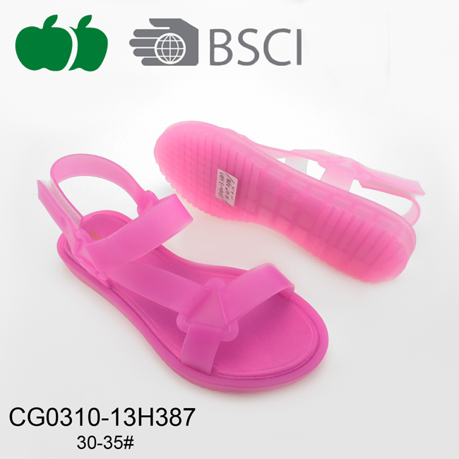 New Design Girl Pvc Summer Sandals