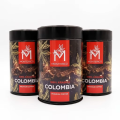 Latas de café com tampa de rosca 250g/500g de qualidade alimentar