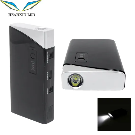Hearxin 12/24V Car Power Bank Booster Jump Starter 16800mAh 300A for Car Battery Charging with USB