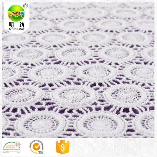 China 2020 most popular products embellished lace fabric Manufactory