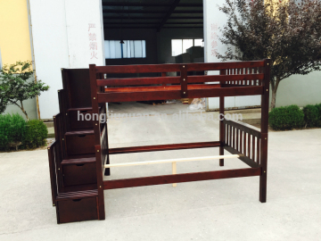 strong pine wood bunk bed