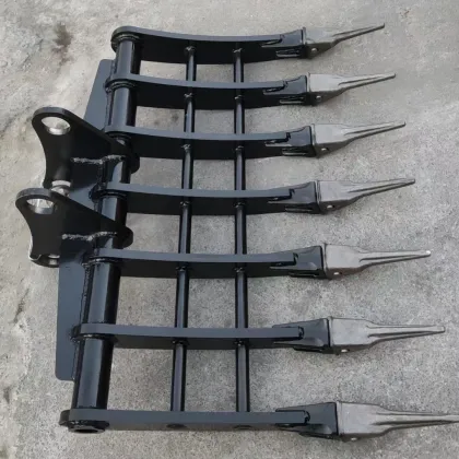 OEM Manufacturer Factory: High-Quality Excavator Landscape Rakes and Root Rakes for Hitachi, Caterpillar (Cat), and Other Brands