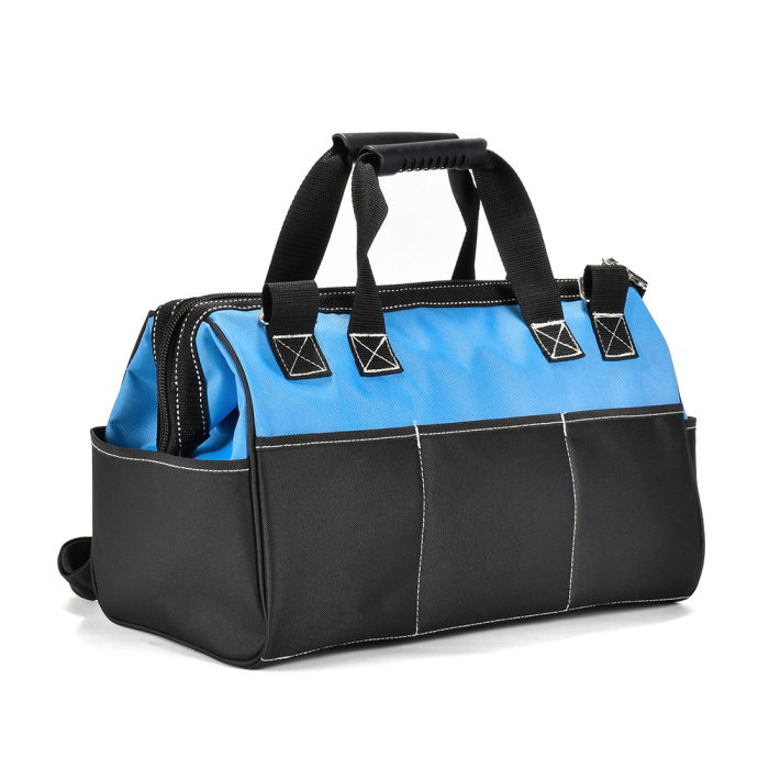 Amazon Blue Black Elektriker Offene Top -Werkzeugtasche