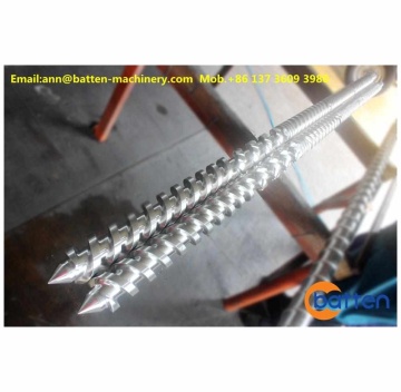 BEX-2-68-28V parallel twin screw and barrel for plastic extruder machine