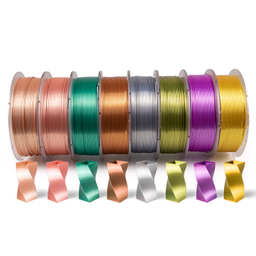 OEM-Service verfügbare Mulitfarben 3D-Druckseide PLA+ Filament 1,75 mm Seidengold für FDM 3D-Drucker