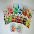 Custom laminated plastic special shape bag for mask