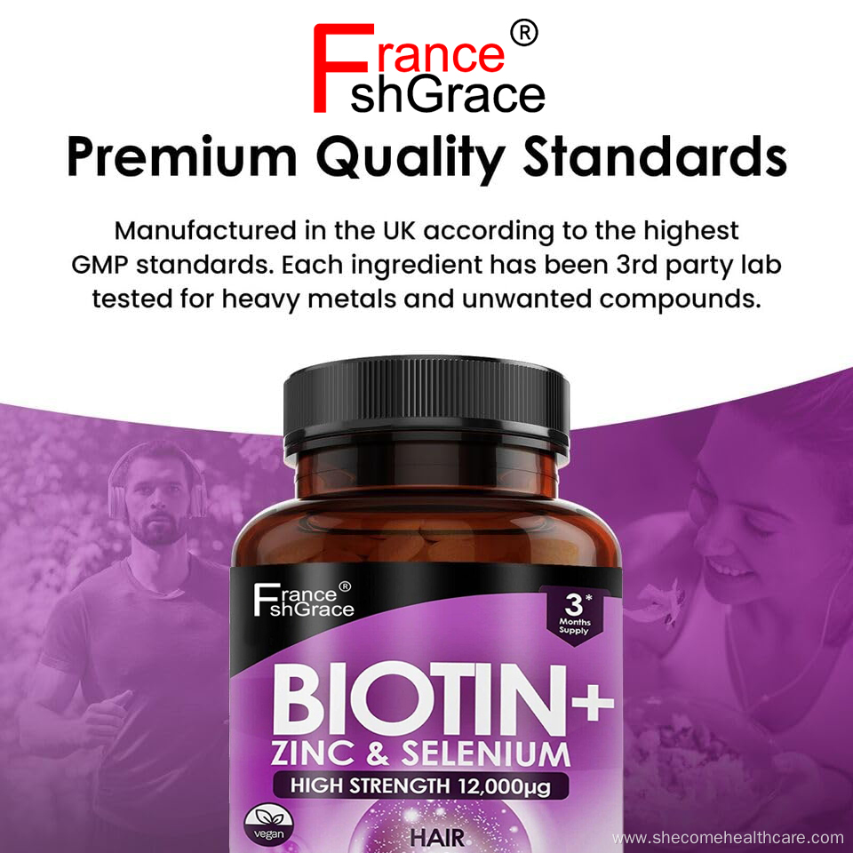 biotin Hair Skin Nail Support Biotin Zinc tablets