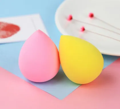 label beauty sponge cosmetic blender makeup spong