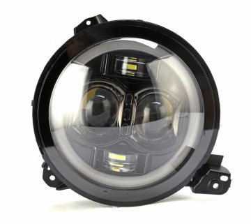 9 Inch LED Headlights with Halo Angel Eyes for Wrangler JL 2018-2020