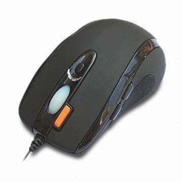 Optical Mouse, Available in Various Colors, with Comfortable Key Touch