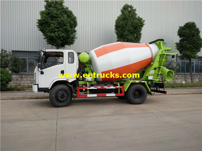 5000L Used Cement Mixer Trucks