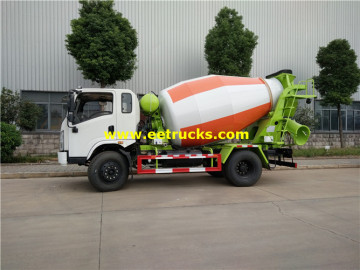 DFAC 5000L Used Cement Mixer Trucks