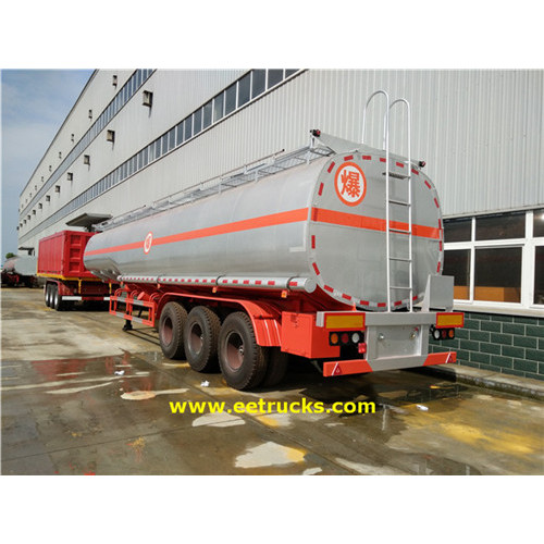 3 Eixos 50CBM Petroleum Tanker Trailers