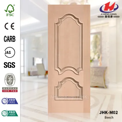 Protrude HDF Scallops Veneer Beech Door Skin