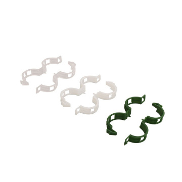 Durable clear white plastic plant grow clips