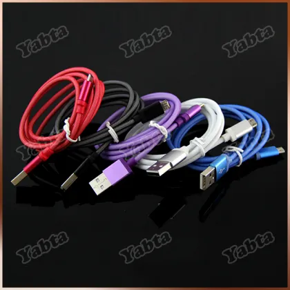 Shenzhen USB Cable Wire Line for Samsung/ HTC Micro to USB Cable v8 Steel Mesh Wire USB Cable