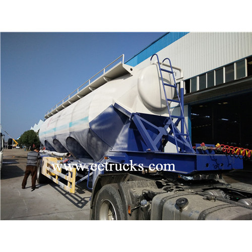 35-60 CBM Tri-eixo Bulk Cement Trailers