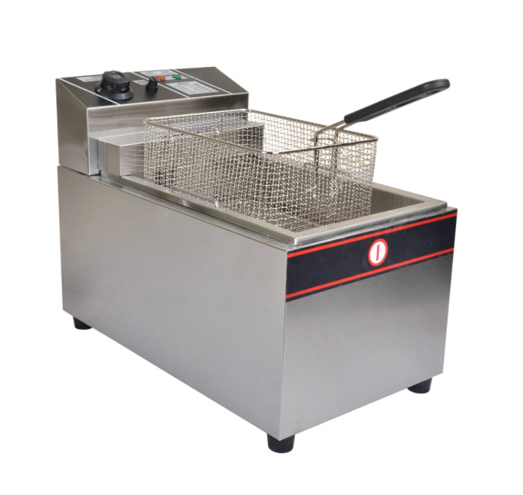 Commercial gas fryer for frying chicken