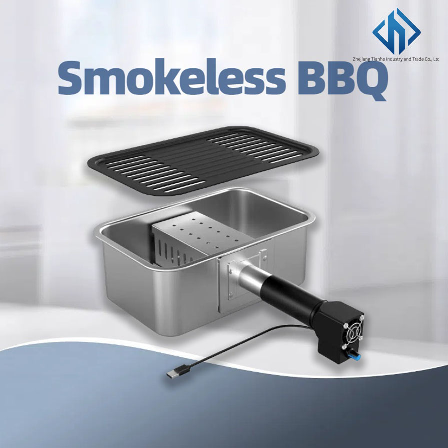 Anthracite charcoal grill for home use