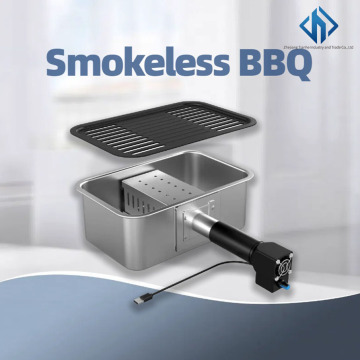 Anthracite charcoal grill for home use
