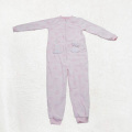 Pink children's all-in-one pajamas