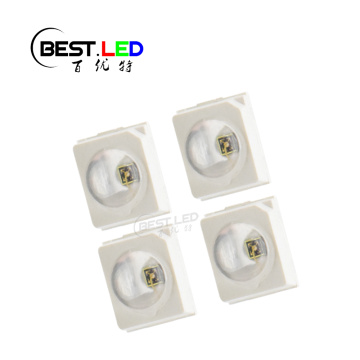 570nm LED Emitters Dome Lens SMD LED 60-Degree