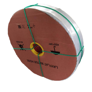 Orange PVC Lay Flat Hose for Irrigation and Discharge