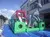 gaint dinasour cheap and durable inflatable obstacle course for sale