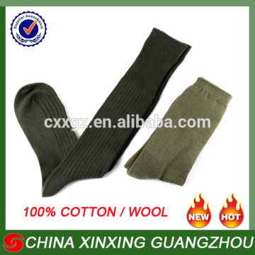 Cheap High Quality Military Army Pure Cotton High Knitting Socks