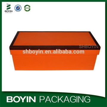 Custom printed cardboard paper shoe box wholesale