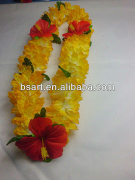 Big newly fashionable silk lei