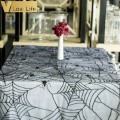 122 x 244Cm Lace Black Spider Web Halloween Decoration For Home Halloween Party Decoration Rectangle Tablecloth