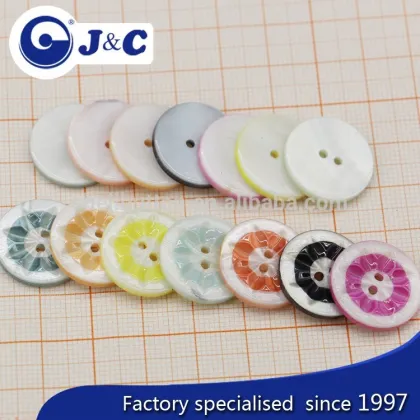 spraying river shell button match pantone color