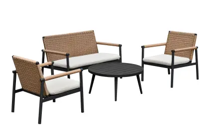 Modern Emma Patio Sofa Set for Comfortable Al Fresco Living
