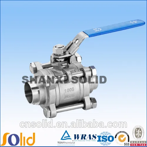 Stainless Steel Mini 3 way Ball Valve DN20