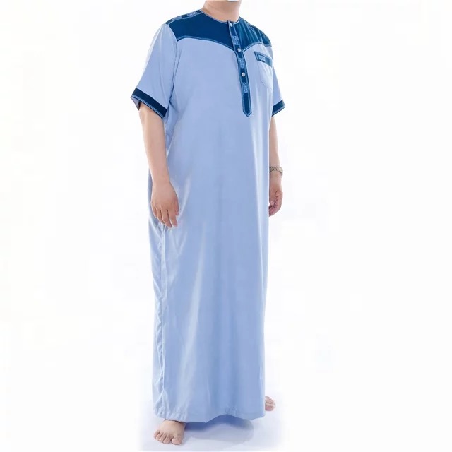 Short Sleeve Mens Abaya Jpg