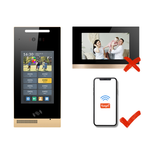 Video Door Phone with Tuya Audio Video Intercom System For Building Supplier