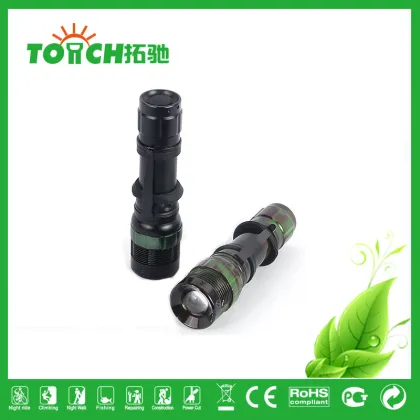 bicycle torch long focus beam adjustable torch for outdoor bicycle riding