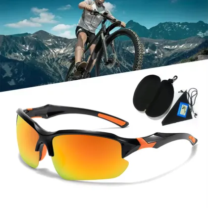 XUEDIAO Men's Night Vision Outdoor Riding Glasses