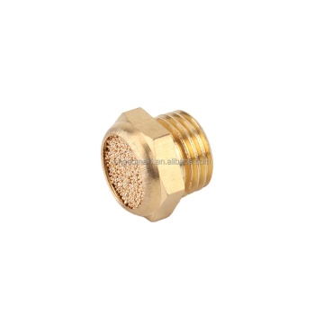 TTY-V Granular Flat Brass Exhaust Silencer for Motorcycle: A Pneumatic Air Muffler of Choice