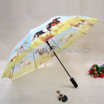 two folding photo printing umbrella XA-803