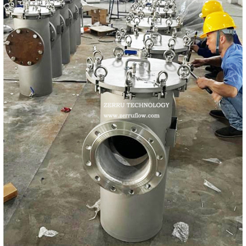 Basket strainer with stainless steel