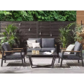 High-End-Hotelmöbel Outdoor-Schnittsofa Alle Wetter Möbel L Form Gartensofa Sets