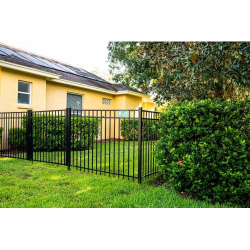 Wandtop WPC Outdoor Stahl Streikposten Sicherheitszaun