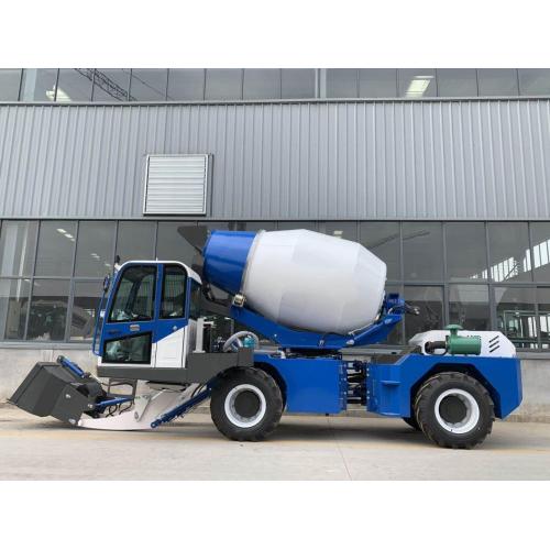 Automatic feeding small mobile concrete mixer truck