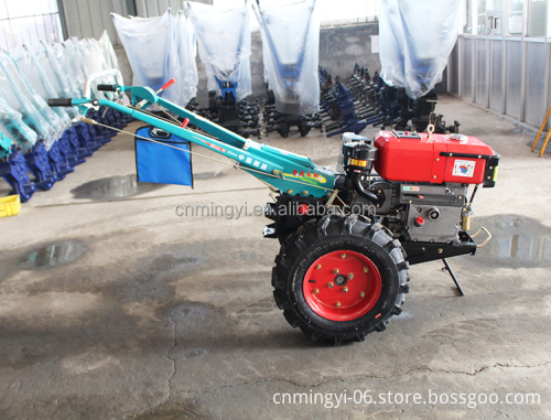 Factory-supplied Hand-Held Two-Wheel Walking Tractor with Rotary Tiller: A Compact Agriculture Mini-Tractor Solution